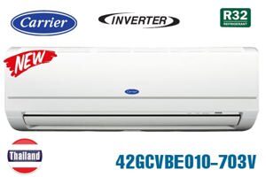 Điều hòa Carrier Inverter 9000 BTU 1 chiều 42GCVBE010-703V gas R-32