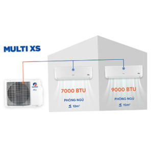 Máy lạnh Multi XS Gree 2 chiều 18000 BTU Inverter GWCD(14)NK6FO gas R-32