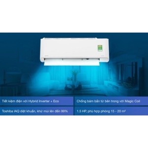 Máy lạnh Toshiba 12000BTU 1 chiều Inverter RAS-H13L3KCVG- V gas R-410A