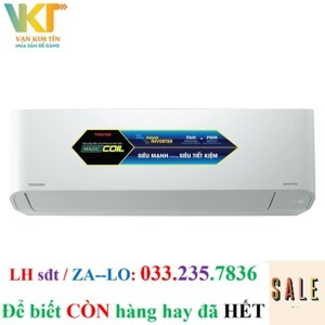 Máy lạnh Toshiba 12000BTU 1 chiều Inverter RAS-H13C3KCVG-V gas R-32