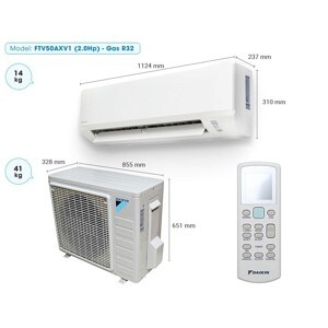 Điều hòa Daikin 18000 BTU 1 chiều FTV50BXV1V/RV50BXV1V gas R-32