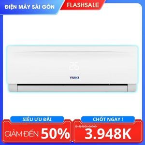 Điều hòa Yuiki 9000 BTU 1 chiều YK09MAV gas R-410A