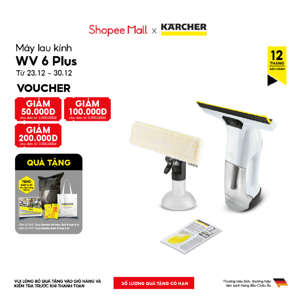 Máy lau kính dùng pin Karcher WV6 Plus