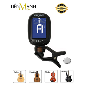 Máy lên dây Fzone clip tuner FT-77