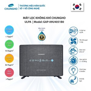 Máy lọc không khí Chungho Ulpa Whirls Silent 2 GAP-09U4051B0