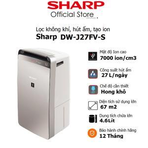 Máy lọc không khí và hút ẩm Sharp DW-J27FV-S