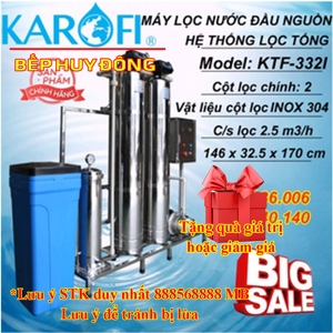 Máy lọc nước đầu nguồn Karofi KTF-332I