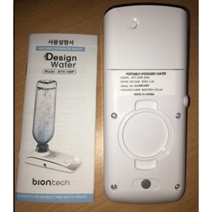 Máy lọc nước điện giải dạng cầm tay Biontech-Model BTH-100P