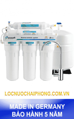 Máy lọc nước Ecosoft 6 cấp lọc RO, Nano