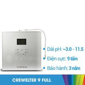 Máy lọc nước ion kiềm Crewelter 9 Full