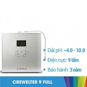 Máy lọc nước ion kiềm Crewelter 9 Full