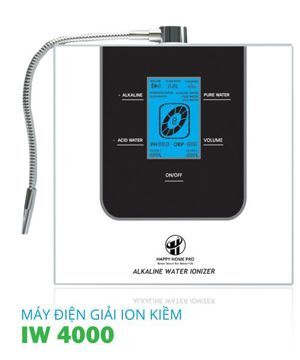 Máy lọc nước ion kiềm Happy Home Pro IW-4000