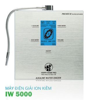 Máy lọc nước ion kiềm Happy Home Pro IW-5000