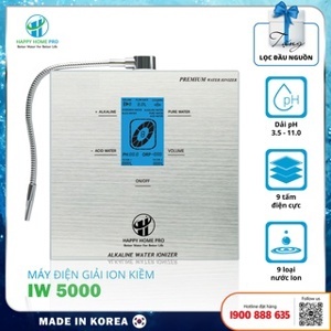 Máy lọc nước ion kiềm Happy Home Pro IW-5000