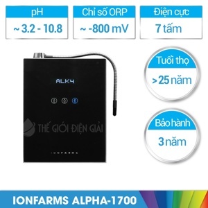 Máy lọc nước ion kiềm IonFarms Alpha-1700