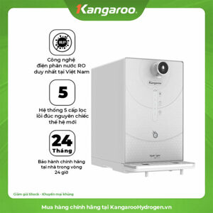Máy lọc nước Kangaroo KG100EED IoT - Hydrogen ion kiềm