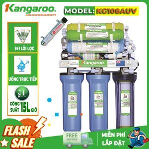 Máy lọc nước Kangaroo KG108A+Đèn UV - 8 lõi