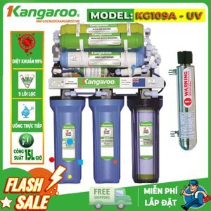 Máy lọc nước Kangaroo KG109A+Đèn UV - 9 lõi