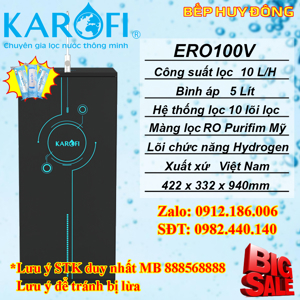 Máy lọc nước Karofi ERO100V