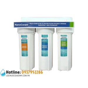 Máy lọc nước Nano Ceram 10 in 3 Lõi