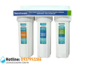 Máy lọc nước Nano Ceram 10 in 3 Lõi