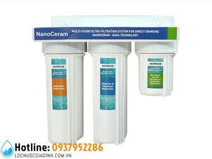 Máy lọc nước Nano Ceram 5 in 3 Lõi