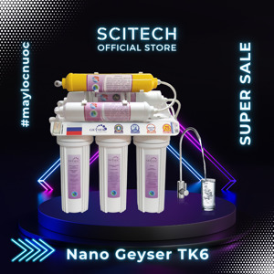 Máy lọc nước Nano Geyser 6 cấp lọc TK6 - Dùng cho nước máy