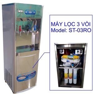 Máy lọc nước nóng lạnh 3 vòi Suntech ST-03RO