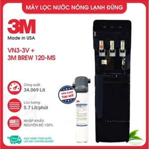 Máy lọc nước nóng lạnh 3M VN3-3V (sử dụng 3M BREW 120-MS)