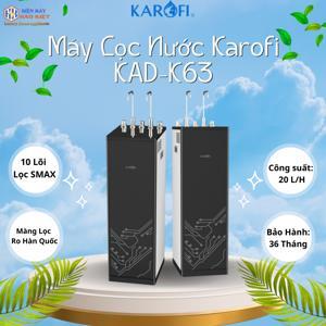 Máy lọc nước RO nóng lạnh Karofi KAD-K63