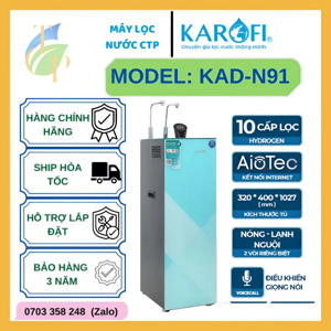 Máy lọc nước nóng lạnh Karofi KAD-N91