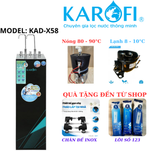 Máy lọc nước nóng lạnh Karofi KAD-X58