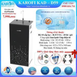 Máy lọc nước nóng lạnh Karofi KAD-D59