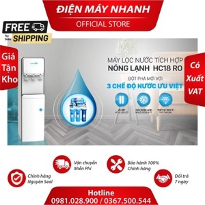 Máy lọc nước nóng lạnh Karofi HC18-RO