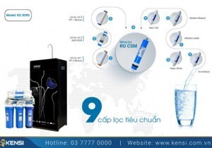 Máy lọc nước RO Kensi KS-309G không vỏ tủ