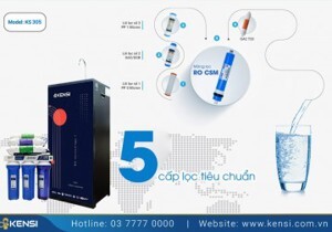 Máy lọc nước RO Kensi KS-309G không vỏ tủ