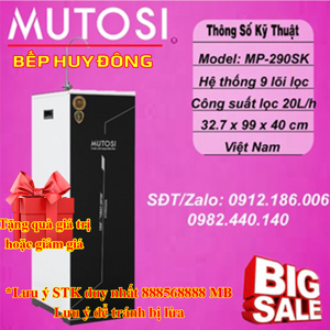 Máy lọc nước RO Mutosi MP-290SK 9 lõi