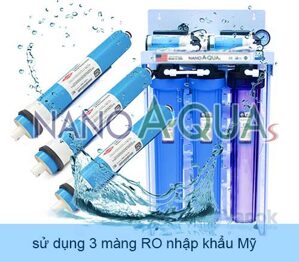 Máy lọc nước RO NanoAquas 50L/H không vỏ tủ