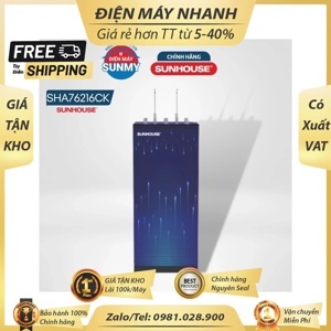 Máy lọc nước R.O nóng lạnh 10 lõi Sunhouse SHA76216CK