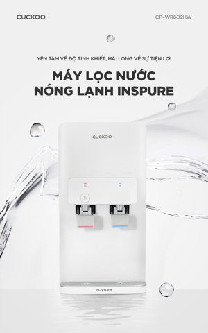 Máy lọc nước RO nóng lạnh Cuckoo CP-WR602HW