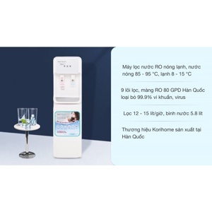 Máy lọc nước RO nóng lạnh Korihome WPK-915