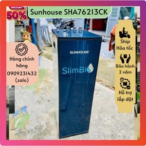 Máy lọc nước RO nóng lạnh Sunhouse SHA76213CK 10 lõi