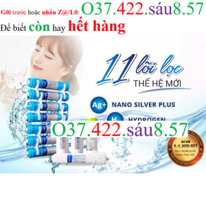 Máy lọc nước RO nóng nguội lạnh Sanaky Inverter 10 lõi VH-3210VD3