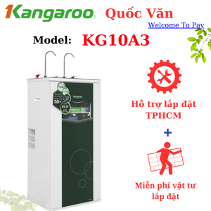 Máy lọc nước RO nóng nguội lạnh Kangaroo KG10A3VTU - 10 lõi