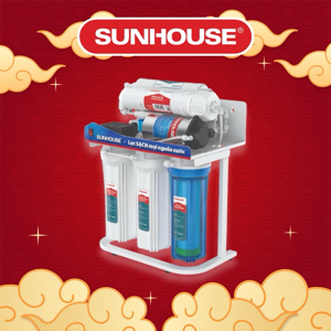 Máy lọc nước RO Sunhouse SHA88512KV - 6 lõi, không vỏ