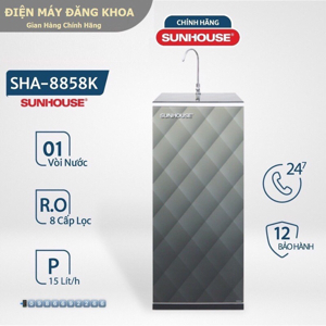 Máy lọc nước R.O Sunhouse SHA8858K - 8 lõi