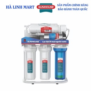 Máy lọc nước RO Sunhouse SHA88512KV - 6 lõi, không vỏ