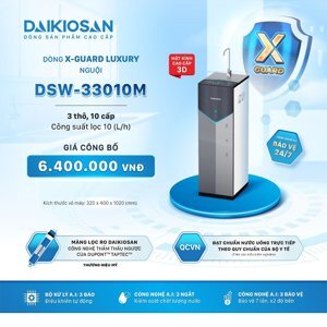 Máy lọc nước X-Guard RO in 3D Daikiosan DSW-33010M