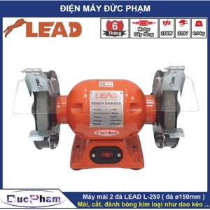 Máy mài 2 đá Lead L-250