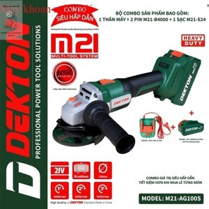 Máy mài dùng PIN 21V DEKTON M21-Ag100s